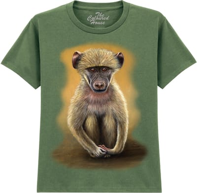 KIDS Baviaan Baboon The Coloured House KIDS T-shirt XL