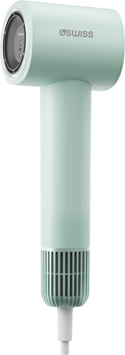 4SWISS F326 SmartAI+ Mint - Haardroger - 1000W - Met ionisatie - 5 niveaus voor Temperatuurregeling - 2 Snelheidsstanden - Met koude luchtstroom - Mint