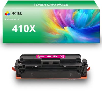 INKFIND 410X (CF413X) Magenta tonercartridge compatibel met HP 410X (CF413X) tonercartridge Magenta - 1-pack Magenta