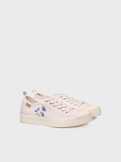 Lage sneakers voor dames van gerecyclede stof | GILDA-CF
