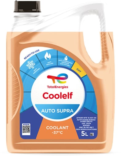 Total Coolelf Auto Supra 2F -37°C koelvloeistof 5 liter