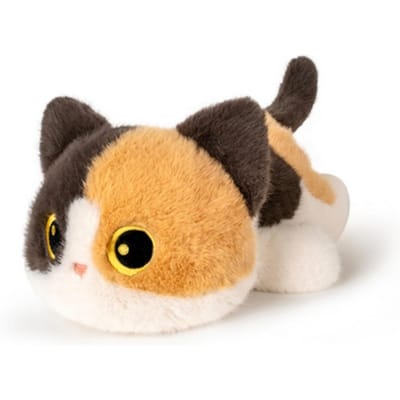 Schattig Pluche Kat Speelgoed Zacht Knuffeldier Kitten Pluche Knuffel Kat Poppenhuis Voor Kinderen Volwassenen Kerst Verjaardagscadeau Woondecoratie 25cm black