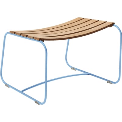 Fermob SURPRISING Voetenbank Teak - E1 Maya blauw