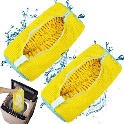 Dailygoods- Waszakken Duurzaam - 2 Stuks - Schoen Waszakken - Waszakken voor Wasmachine - Wasnet - Antislip Zakken - Schoenwaszak