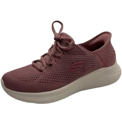 Skechers Skech-Lite Pro Natuurlijke Textiel Vrouwen Donker Mauve Sneakers