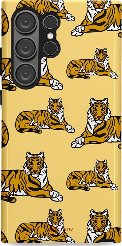 Casetastic Hoesje Geschikt voor Samsung S23 Ultra - Stijlvolle Beschermende Duo-layer Case - Onzichtbare jager