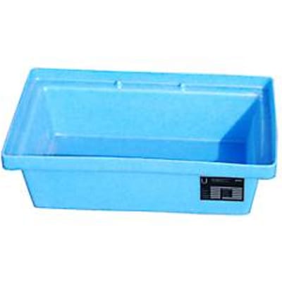 Opvangbak PE - voor pallets - 20 liter - L 600 x B 400 x H 170 mm - blauw