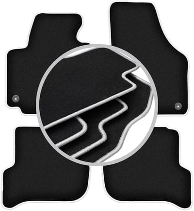 CARLUX-SILVER automatten voor: Volkswagen Golf Plus minivan (2005-2014)