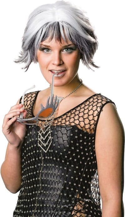 Spacy wig zwart/wit