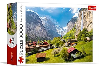 Puzzel 3000 Stukjes Lauterbrunnental in Zwitserland