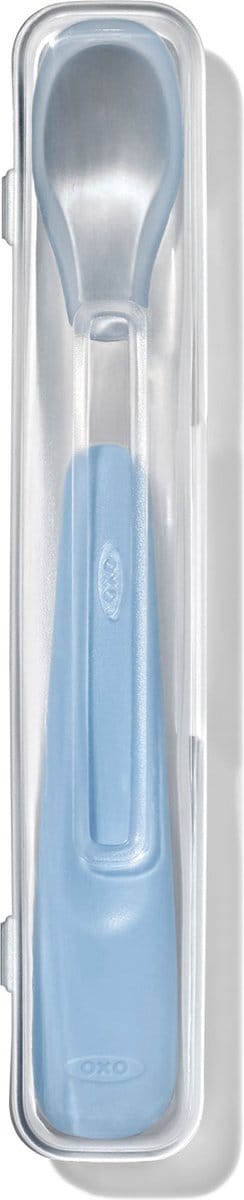 OXO tot Voedingslepel reisset - Babylepel - Lepel baby - Baby bestek - Baby servies - Dusk