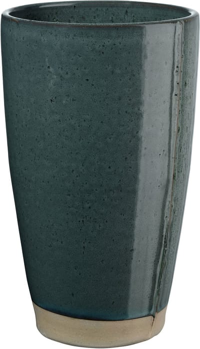 ASA Selection Verana vaas, tafelvaas, decoratieve vaas, bloemenvaas, steengoed, Matcha Latte, H 24 cm, 70003323