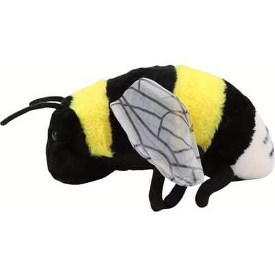 2 Maten Schattig Bijen Pluche Speelgoed Honingbij Pluche Speelgoed Zachte Harige Bij Knuffeldier Decoratie Vakantiecadeaus Voor Jongeren Insecten Pluche gray