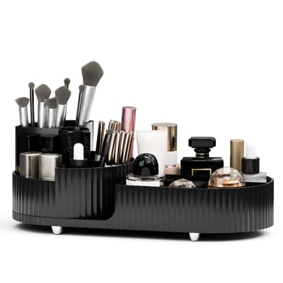Organess - Make up organizer - Opbergdoos - Skincare organizer - Make up koffer - 360 Graden draaibaar - Zwart