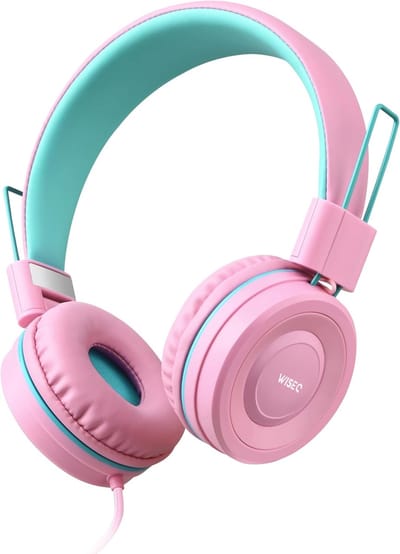 Kinderkoptelefoon met Microfoon - Volumebeperking & Geluidsdemping - Roze