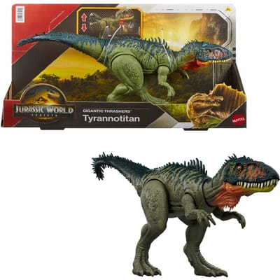 Jurassic World Saga Gigantic Thrashers: Tyrannotitan Dinosaur Figure