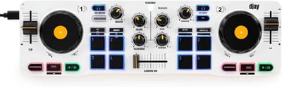 QORA® DJ Controller - DJ - Controller - Wit - ‎34cm x 10cm x 49cm
