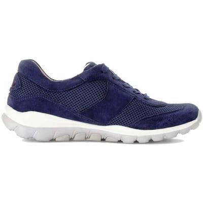 Gabor rollingsoft sensitive 86.966.36 - dames rollende wandelsneaker - Blauw - maat 36 (EU) 3.5 (UK)