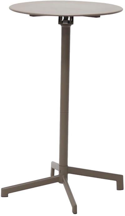 Adam tuin bartafel Ø60 cm inklapbaar cappuccino.
