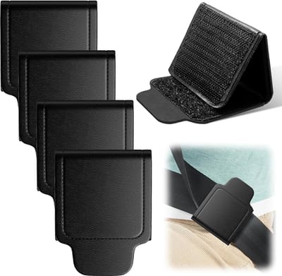 4 stuks veiligheidsgordelclips auto, veiligheidsgordelversteller, universele gordelhouder, gordelslot auto gordelversteller, gordelgeleiding auto gordelversteller 5,3 cm voor ontspanning van schouder