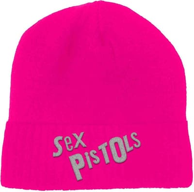 Sex Pistols - Logo Beanie Muts - Roze