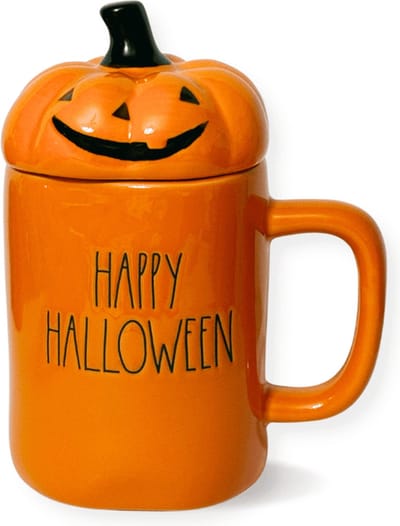 Rae Dunn - mok - beker - halloween - Boo - spook - farmhouse - decoratie - halloween - koffiebeker