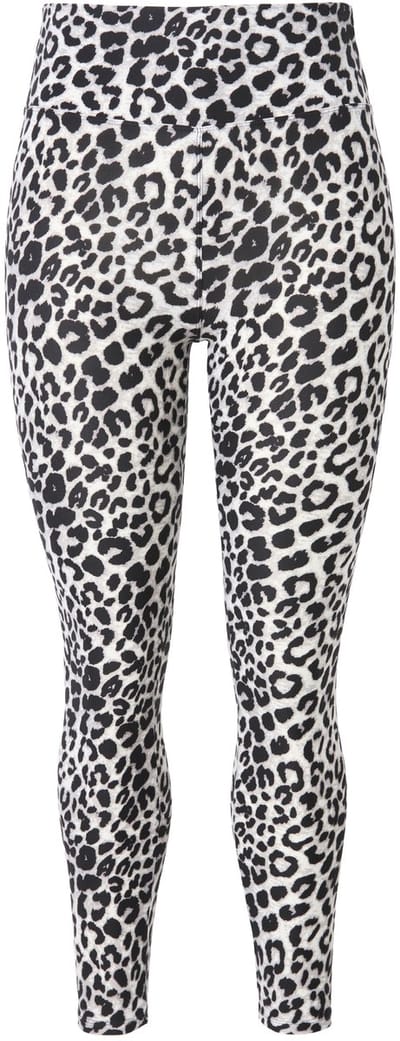 Studio Untold - Dames - Legging tight shape luipaardprint - Off-white - Maat 46+