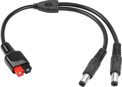 Y-Splitter Kabel voor Zonnepaneel naar Dual DC 5.5mm x 2.1mm Aansluiting