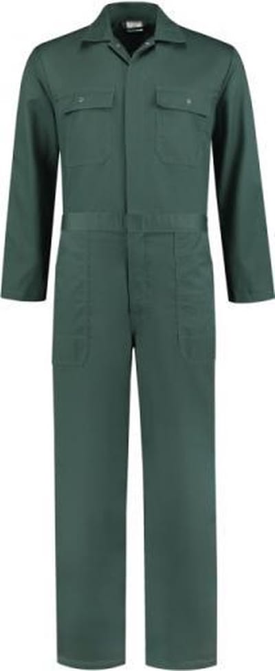 Overall polyester/katoen flessengroen maat 57