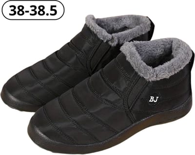 Livano Antislip Sneeuwboots - Snowboots - Wintersport Sneeuwschoenen - Ski Gadgets Voor Heren - Maat 38-38.5 - Zwart
