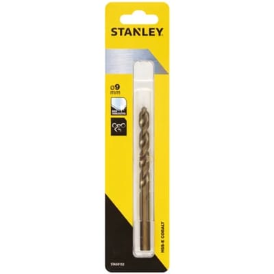 Stanley metaalboor 9 mm HSS-E Cobalt STA50132