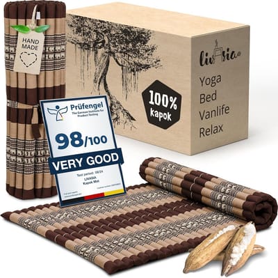 Comfortabel Rolmatras Buitenshuis - 200x110x4,5cm - Perfect Voor Kamperen, Yoga en Meditatie