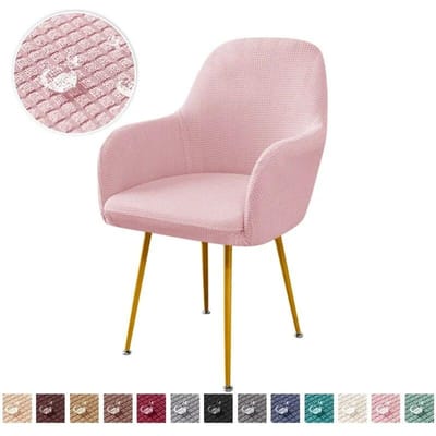 1/6st Waterafstotende Hoge Arm Stoelhoes Elastische Polar Fleece Eetkamerstoelhoes Thuis Hotel Stoelhoes Huis De Chaise 1pcs Chair cover