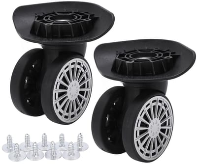 Vervangwielen voor Koffers - 360° Zwenkwielen - Universele Casters voor Bagage & Trolley Reparatie - ShopVlot