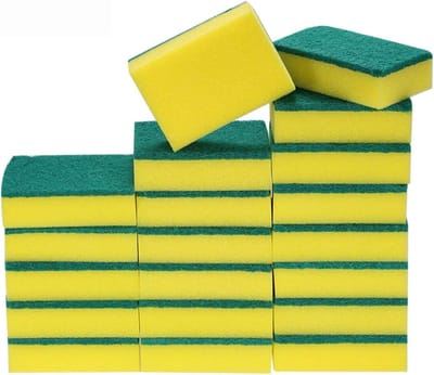 Zeer sterke en veelzijdige schuursponges voor keuken, badkamer, meubels, leer, auto en staal - 20 stuks