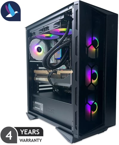 MSI Gungnir Gaming PC - AMD Ryzen 7 9700X - NVIDIA RTX 5070 Ti - 32 GB RAM - Kingston 2 TB SSD - WiFi - BT - Waterkoeling
