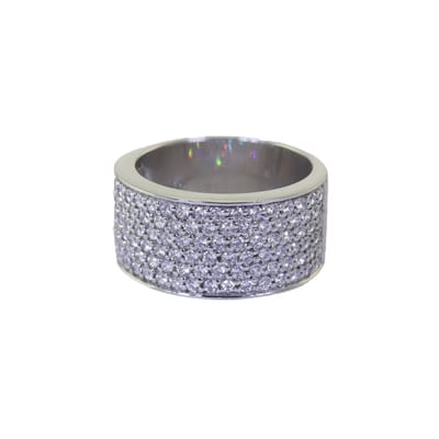 Behave - Ring - 925 sterling zilver - 11 mm breed - 19mm doorsnede