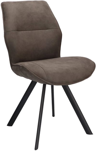Icon Living - Stoel Jadie - Stof Cowboy Grey - Leg Black