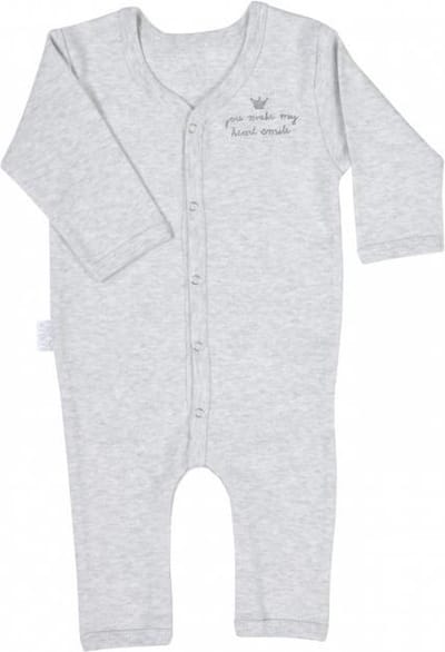 BAMBAM Babypakje "you make my heart smile" - Grijs - Baby cadeau