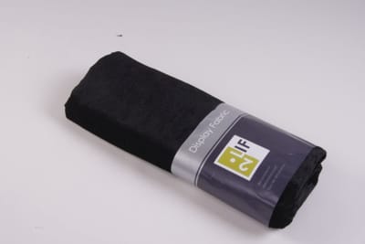 Decoratie stof velvet black 140 cm x 3 m