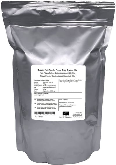 Pink Pitaya Poeder Gevriesdroogd - 1 Kg - Holyflavours