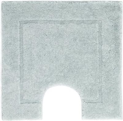Casilin WC-mat Antislip Orlando - 59x59cm - Met Uitsparing - Vierkante Badmat - Waterabsorberend - Wasbaar en Sneldrogend - Acryl - Lichtgroen, Sea Green