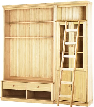 Anita-Wandmeubel - Boekenkast & Lowboard - Grenen