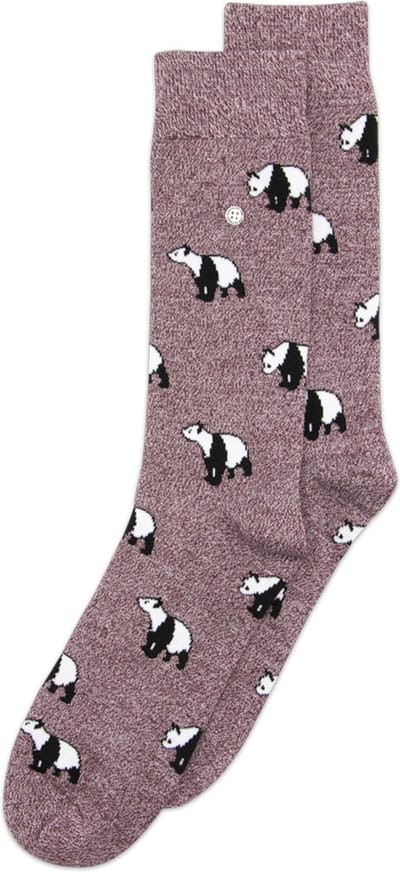 Alfredo Gonzales unisex sokken panda rood