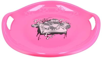 Baby Mix sneeuwschijf 60 cm roze - Slee schijf kinderen