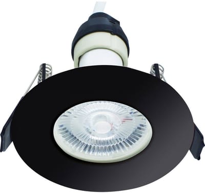 OutledTL | Dimbare IP65 LED inbouwspot - Bari - Mat Zwart - Brandwerend