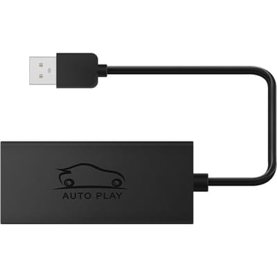 CP001 USB filaire CarPlay Dongle Android Auto Navigation de voiture Mini boîte Mirrorlink pour Android iOS noir