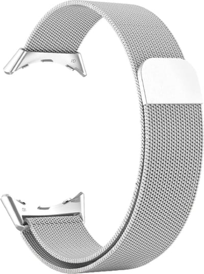 Milanees bandje - geschikt voor Google Pixel Watch 4 (41mm) / Pixel Watch 3 (41mm) / Pixel Watch 2 / Pixel Watch - zilver