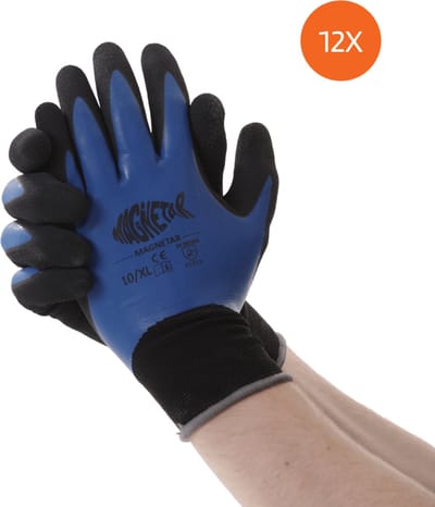 Magnetar Triton - Handschoenen - 12 stuks - Nauwsluitend - Waterdicht - Snijbestendig - Maat M