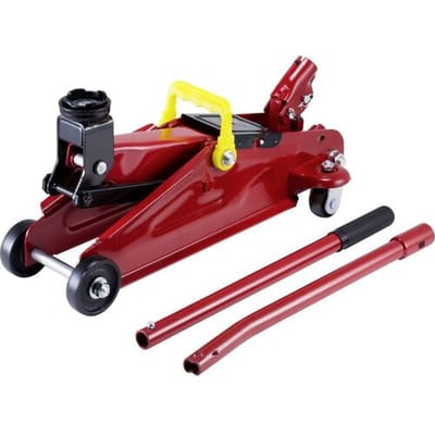 TOOLCRAFT TO-8578956 Verrijdbare autokrik 2 t Werkhoogte: 13.5 - 33.5 cm